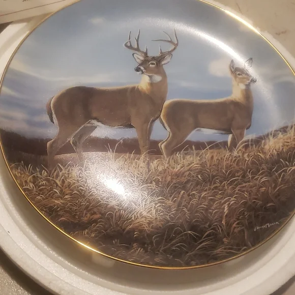 AUTUMN HILLSIDE COLLECTOR PLATE - Picture 2 of 5
